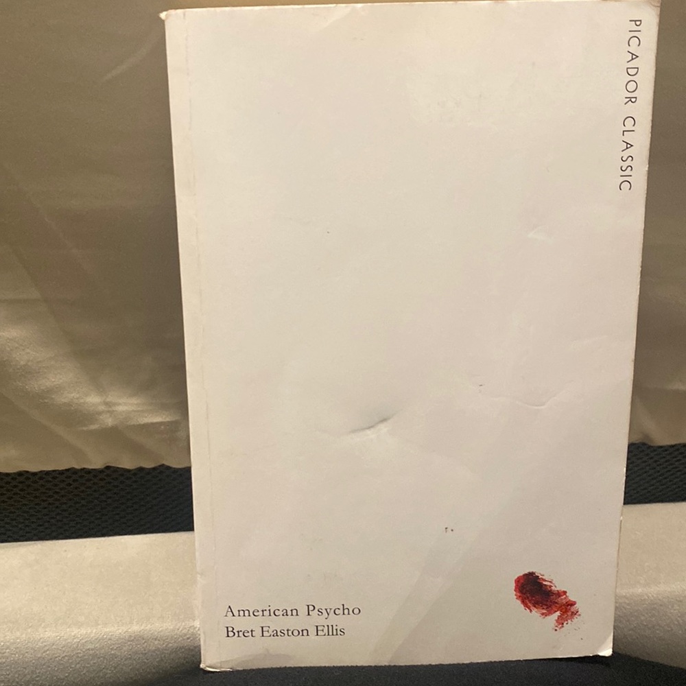 American Psycho Book Rare Paperback White Cover